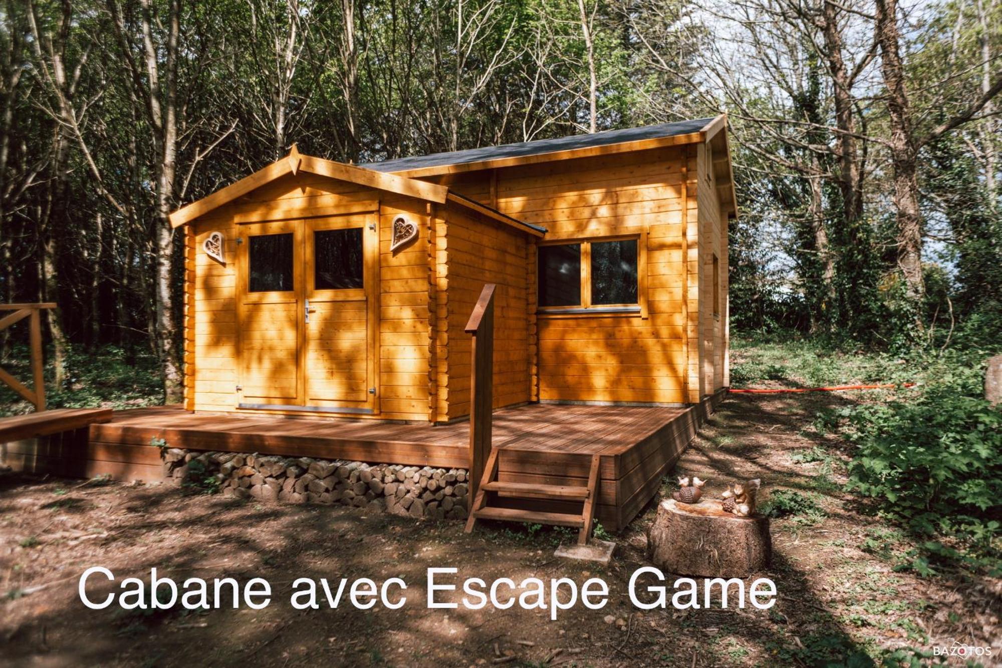 Cabane Insolite Avec Escape Game Saint-Évarzec Exteriör bild