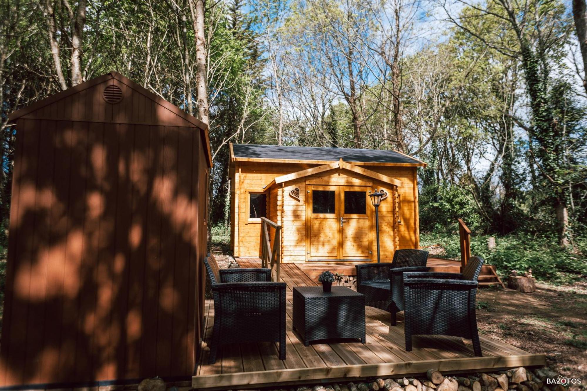 Cabane Insolite Avec Escape Game Saint-Évarzec Exteriör bild